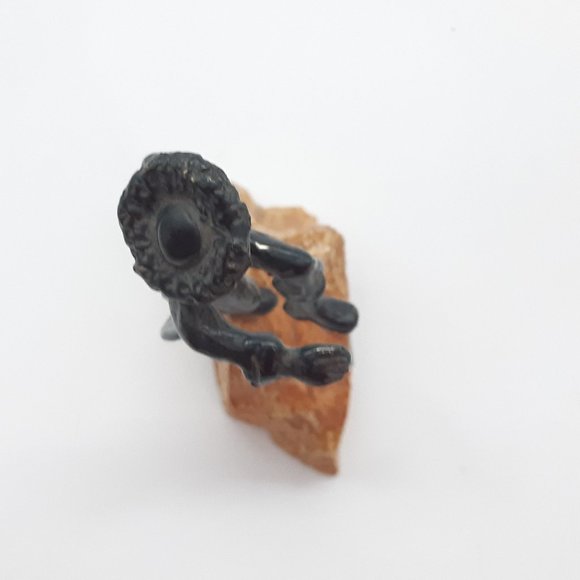 Isaac Jeheskel Dancing Rabbi Sterling Silver Statue - Picture 8 of 11